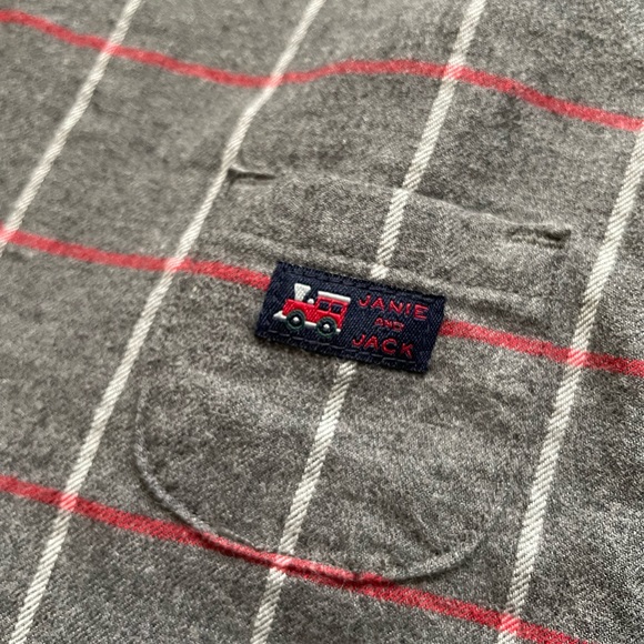 JANIE & JACK | Train Overalls + Matching Socks - Picture 5 of 6